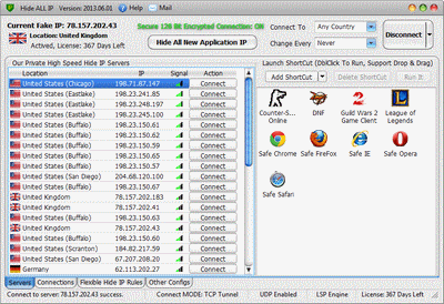Hide ALL IP Screenshot